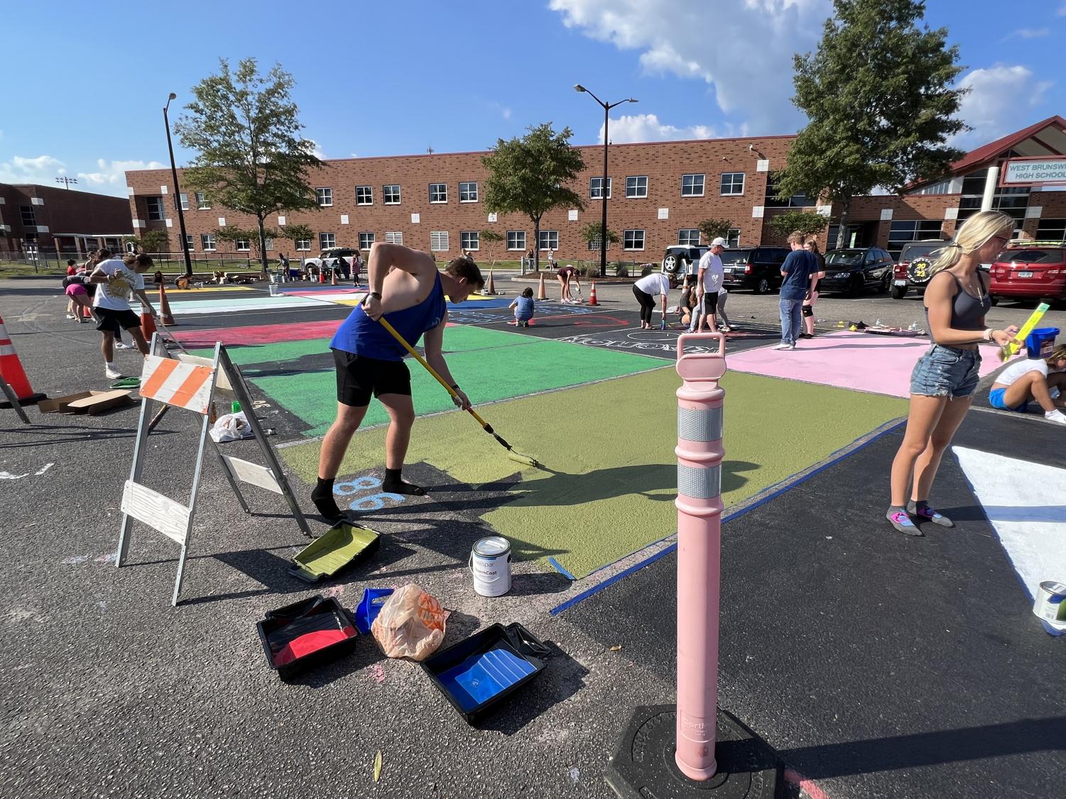 SGA Annual Senior Parking Spot and Rock Painting