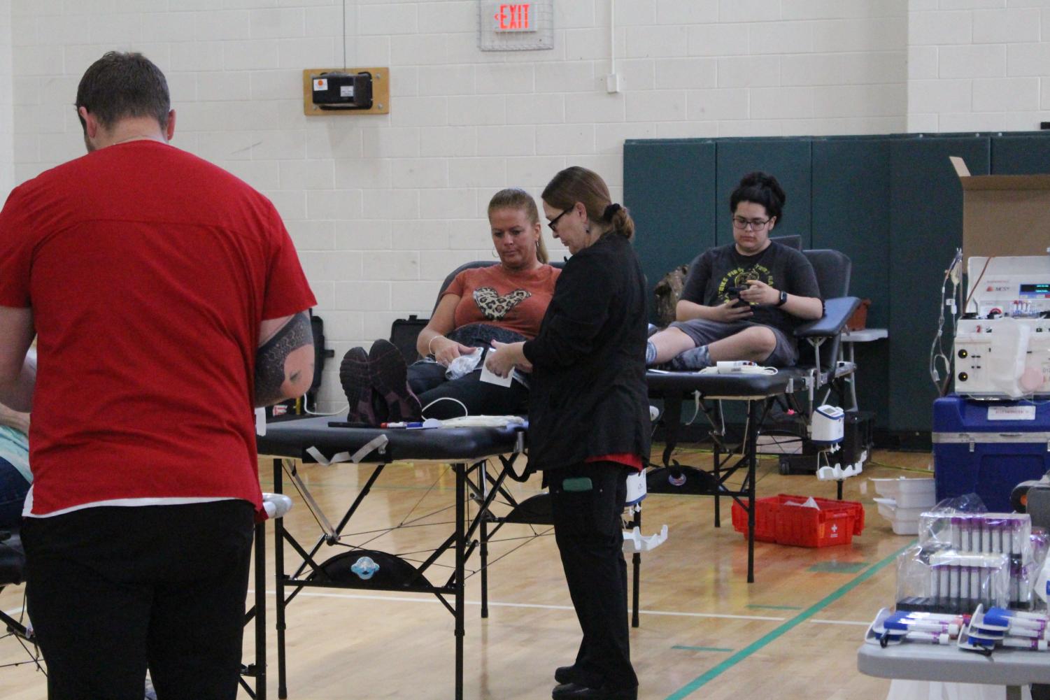 HOSA Hosted Blood Drive