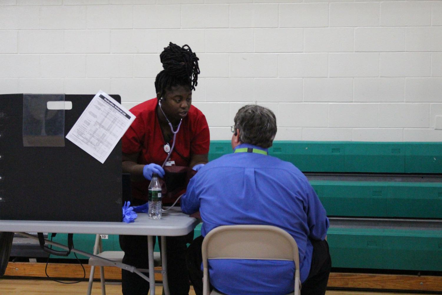 HOSA Hosted Blood Drive
