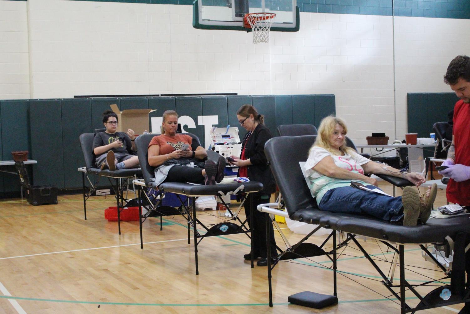 HOSA Hosted Blood Drive