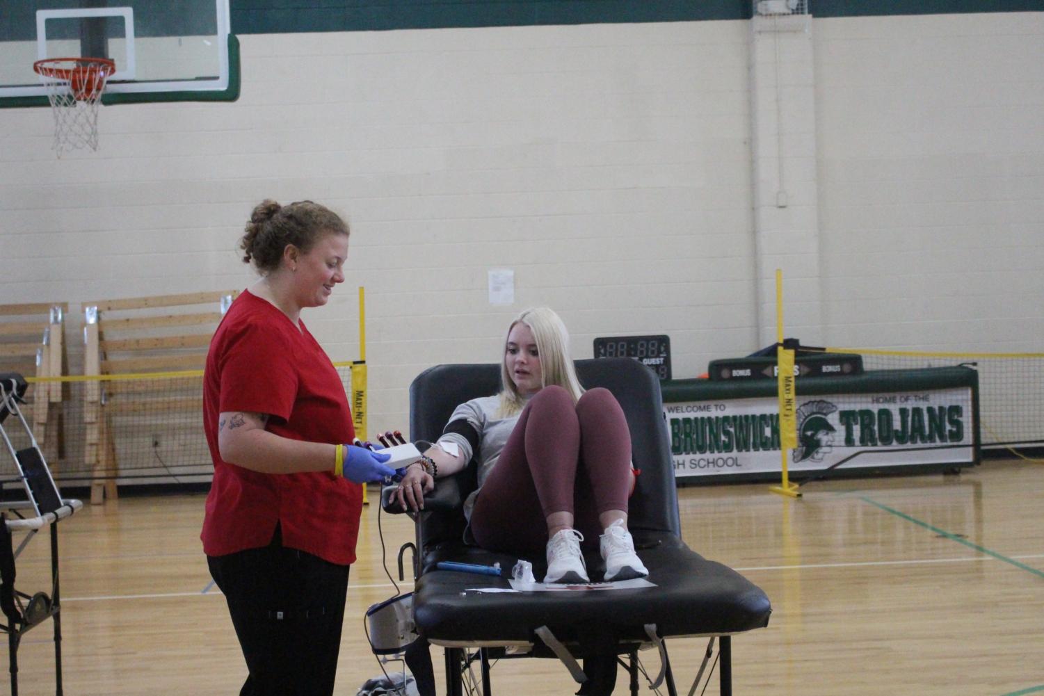 HOSA Hosted Blood Drive