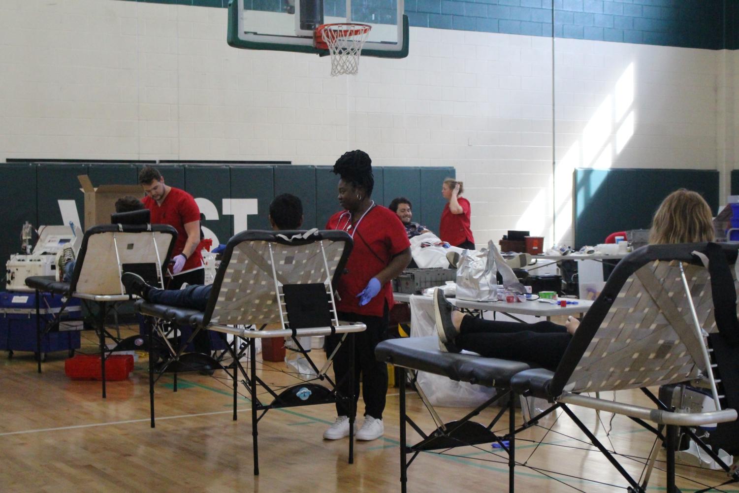 HOSA Hosted Blood Drive