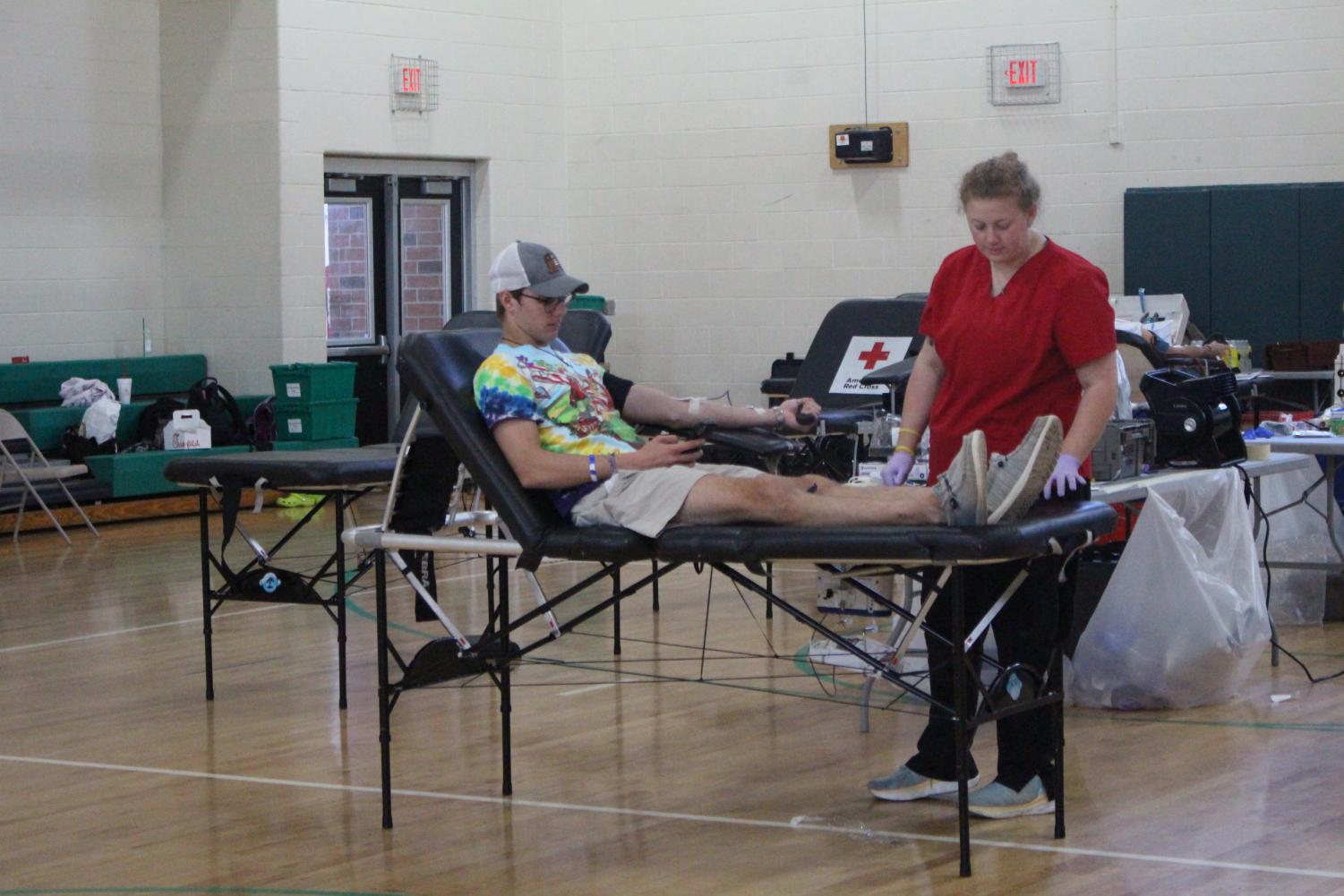HOSA Hosted Blood Drive