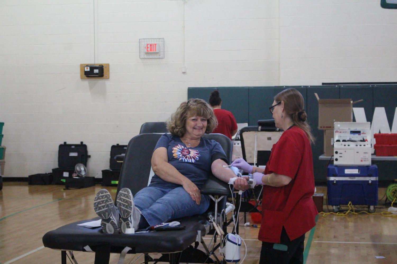 HOSA Hosted Blood Drive