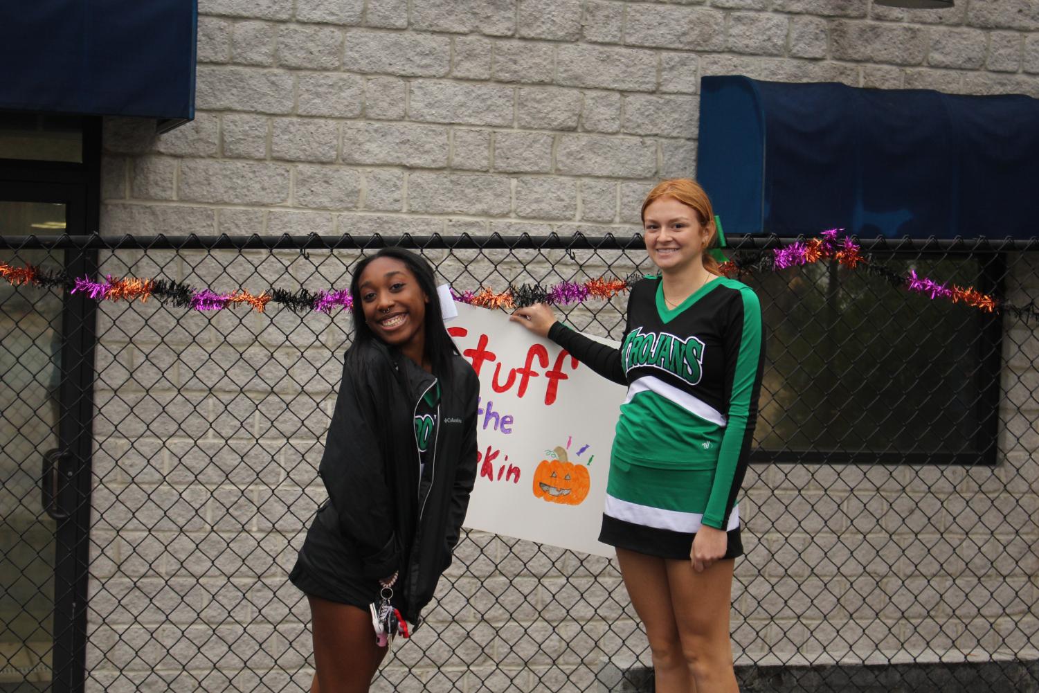 Trojan Athletes Volunteer at the For Kids Only Fall Festival