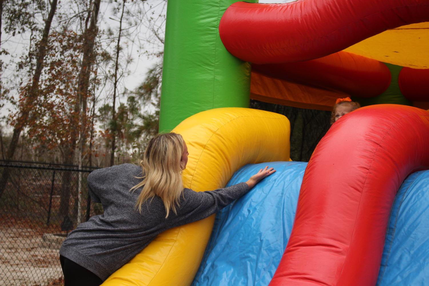 Trojan Athletes Volunteer at the For Kids Only Fall Festival