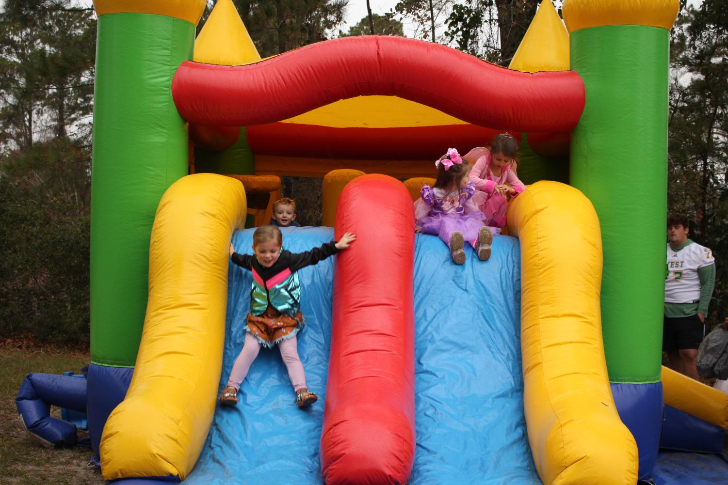 Trojan Athletes Volunteer at the For Kids Only Fall Festival