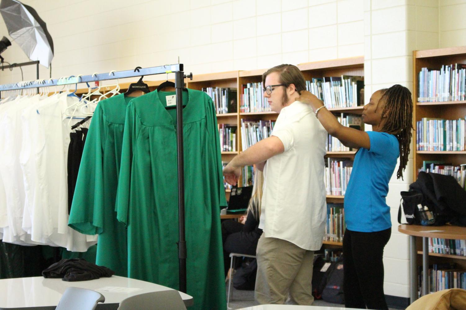 Senior Cap and Gown Pictures