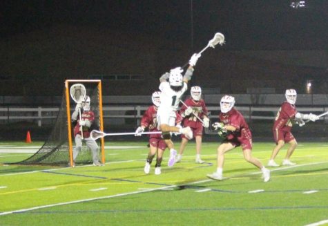 Austin Hill, trying to make a goal for the team
