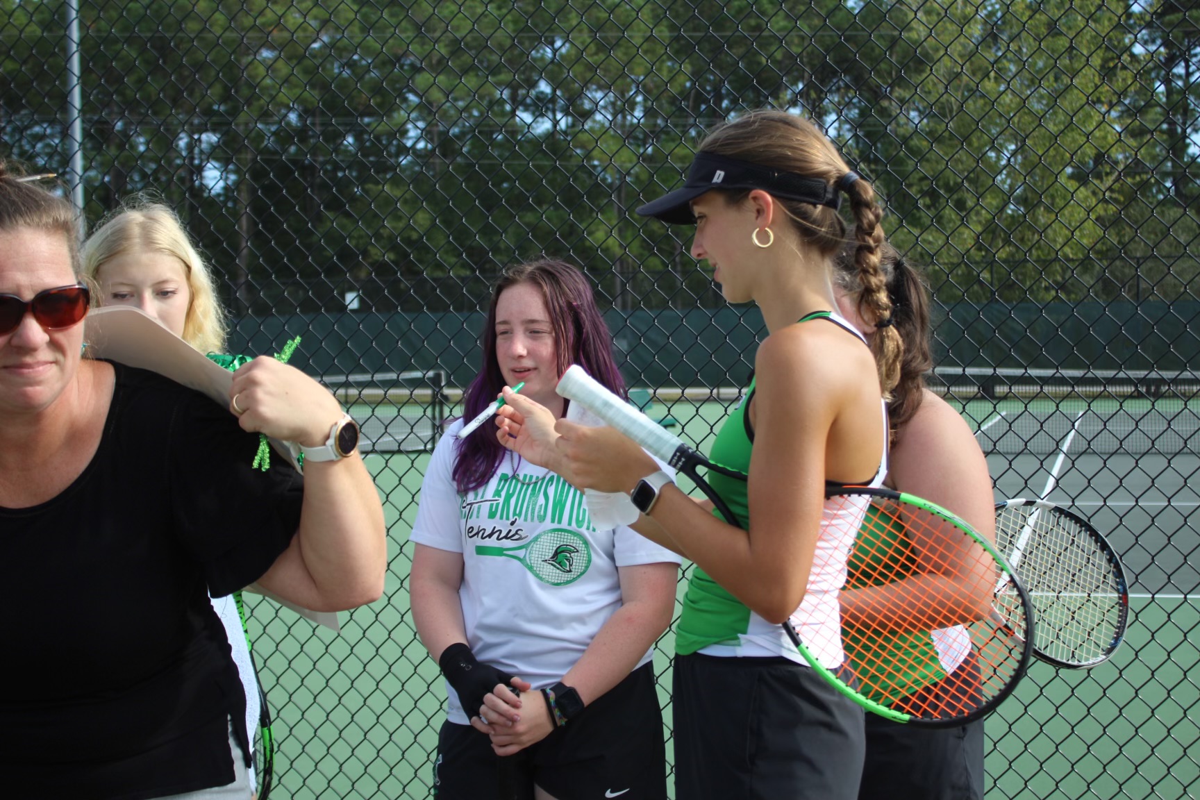 Tennis Game - North Brunswick High School vs West Brunswick High School