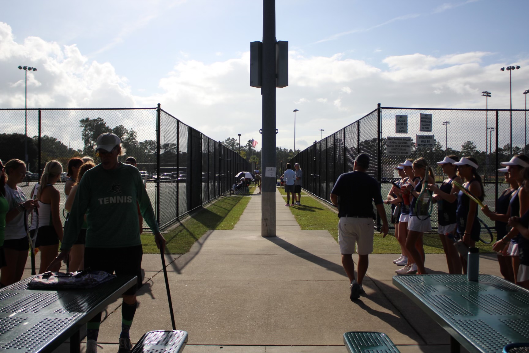 Tennis Game - North Brunswick High School vs West Brunswick High School