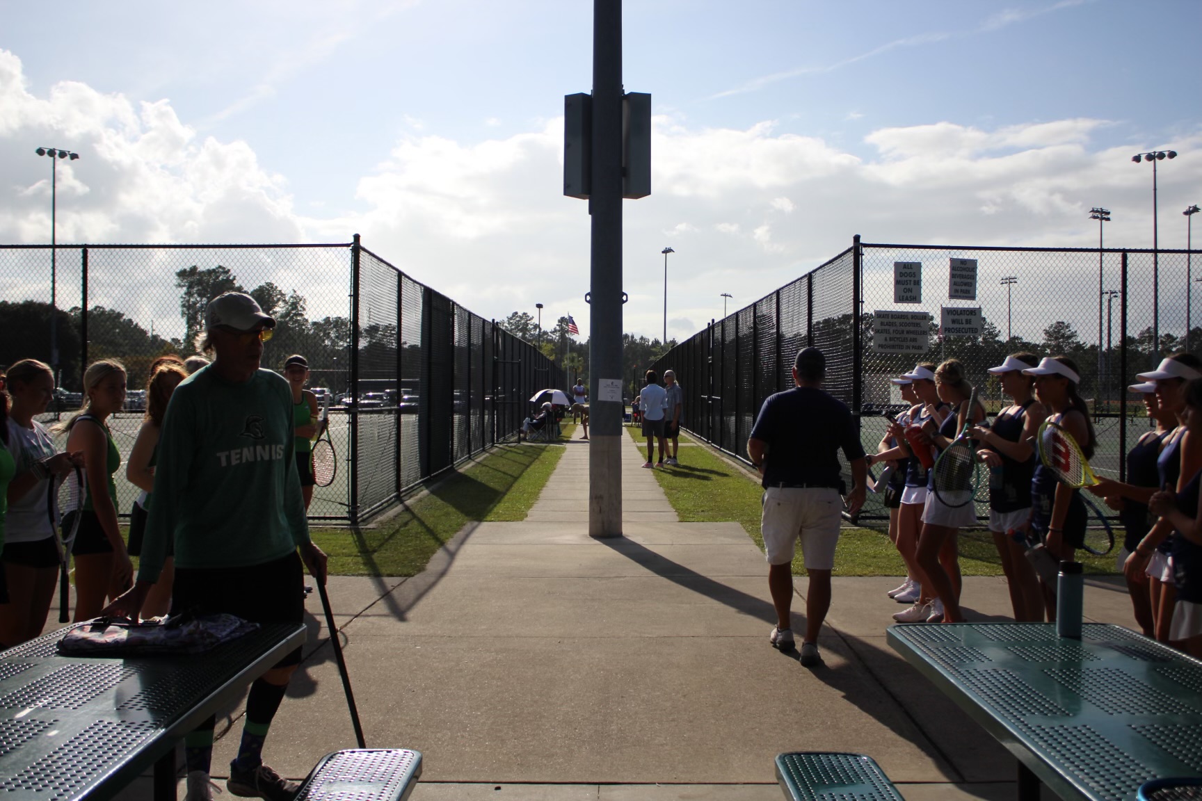 Tennis Game - North Brunswick High School vs West Brunswick High School