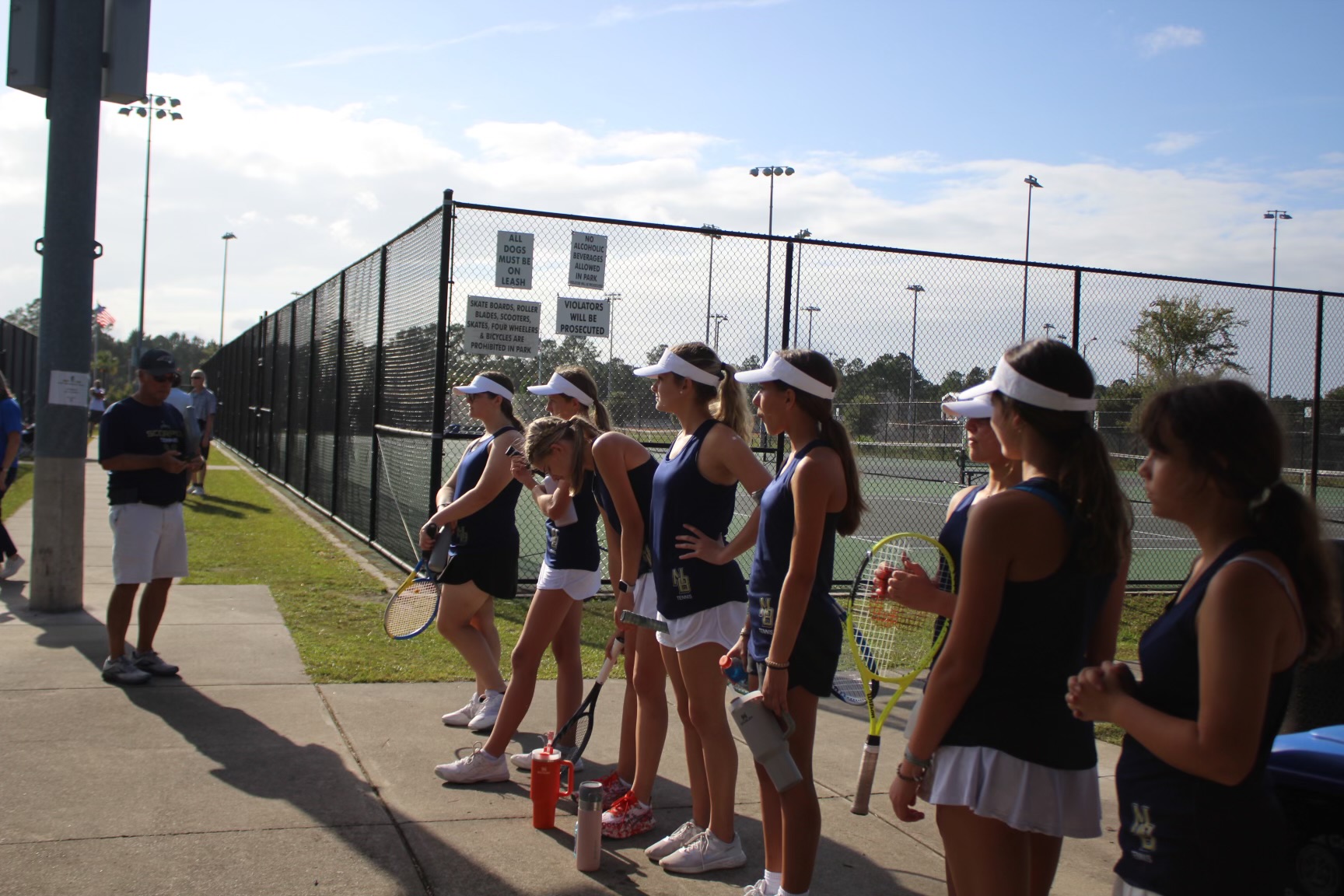 Tennis Game - North Brunswick High School vs West Brunswick High School