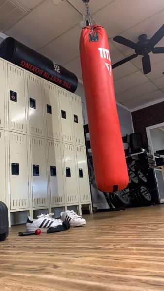 Boxing bag at local gym Better Built