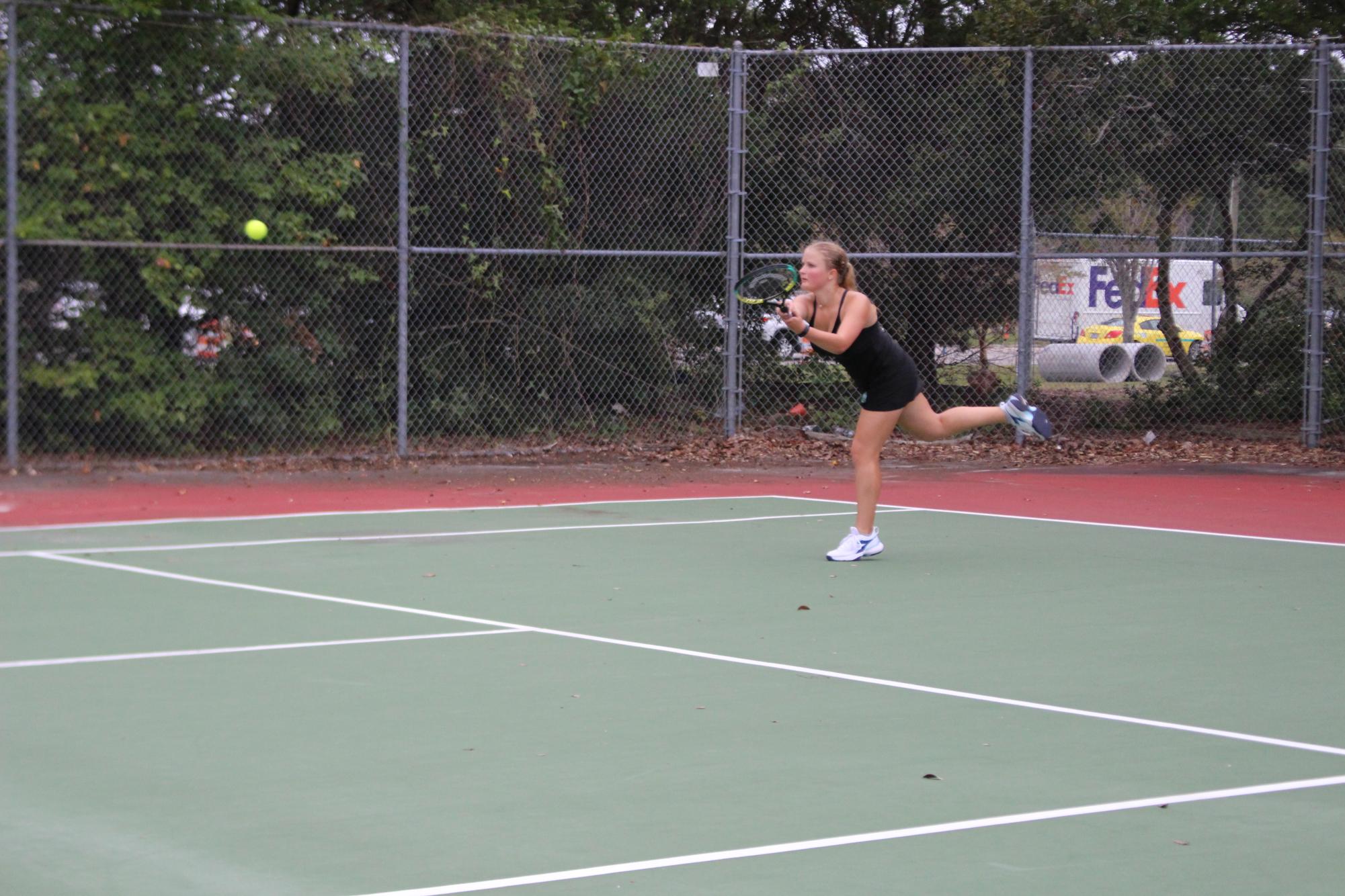 9/26 Women's Tennis Match Against Topsail