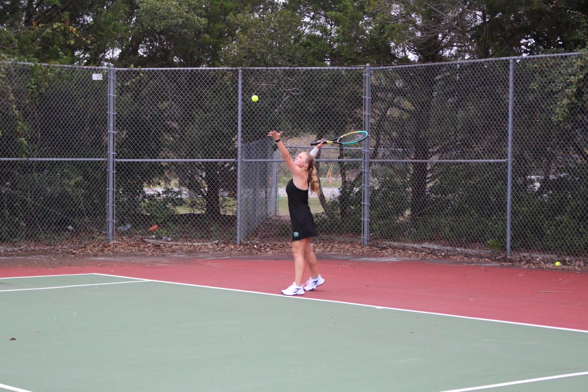 9/26 Women's Tennis Match Against Topsail