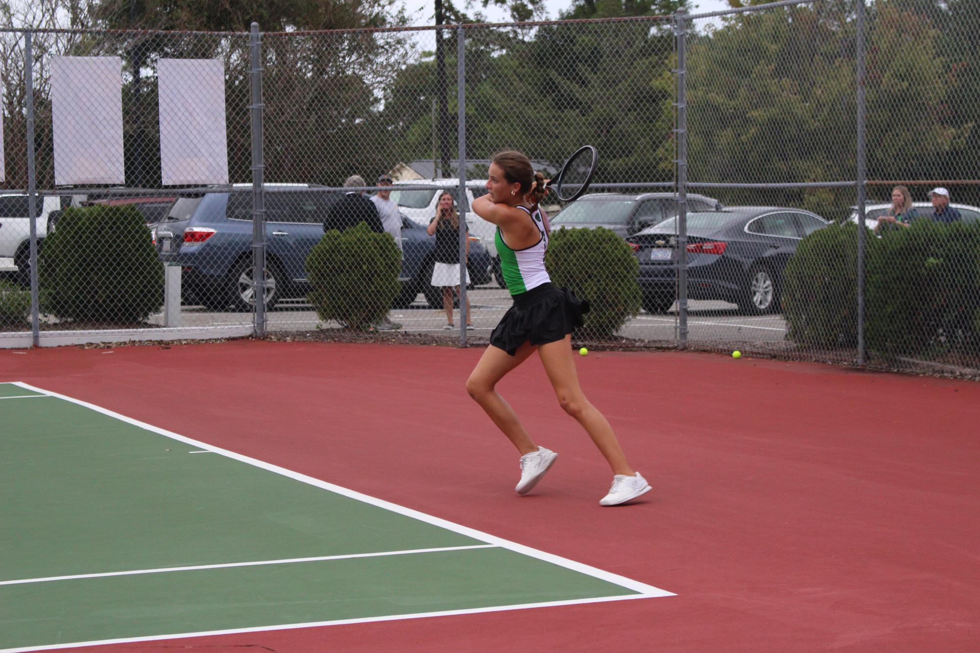 9/26 Women's Tennis Match Against Topsail