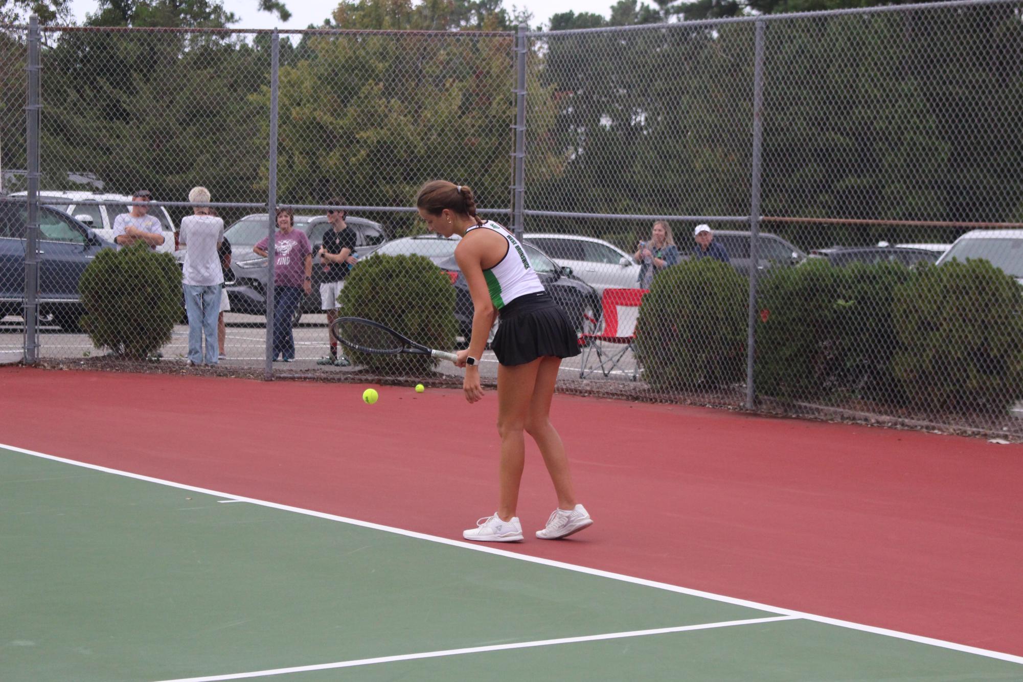 9/26 Women's Tennis Match Against Topsail