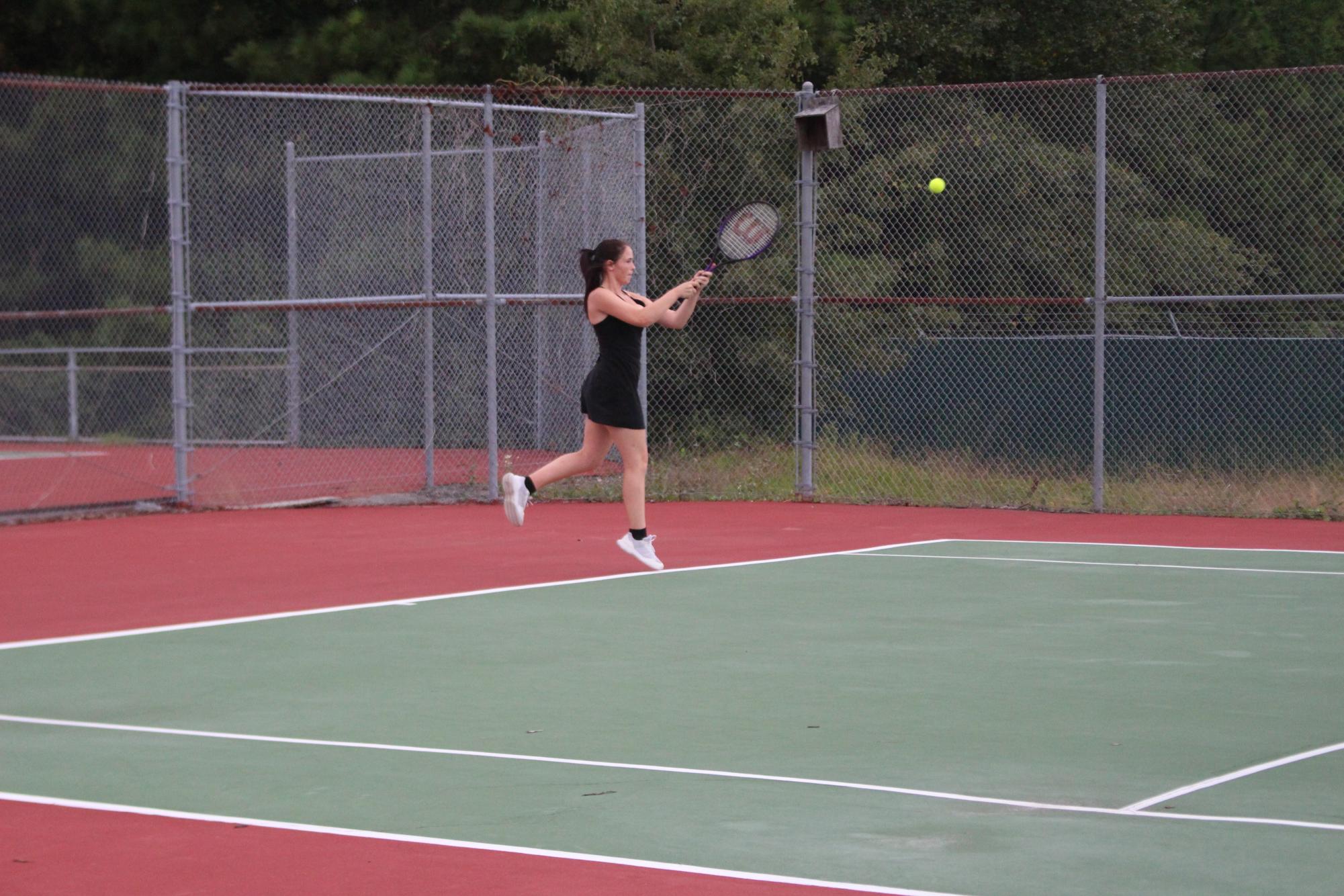 9/26 Women's Tennis Match Against Topsail