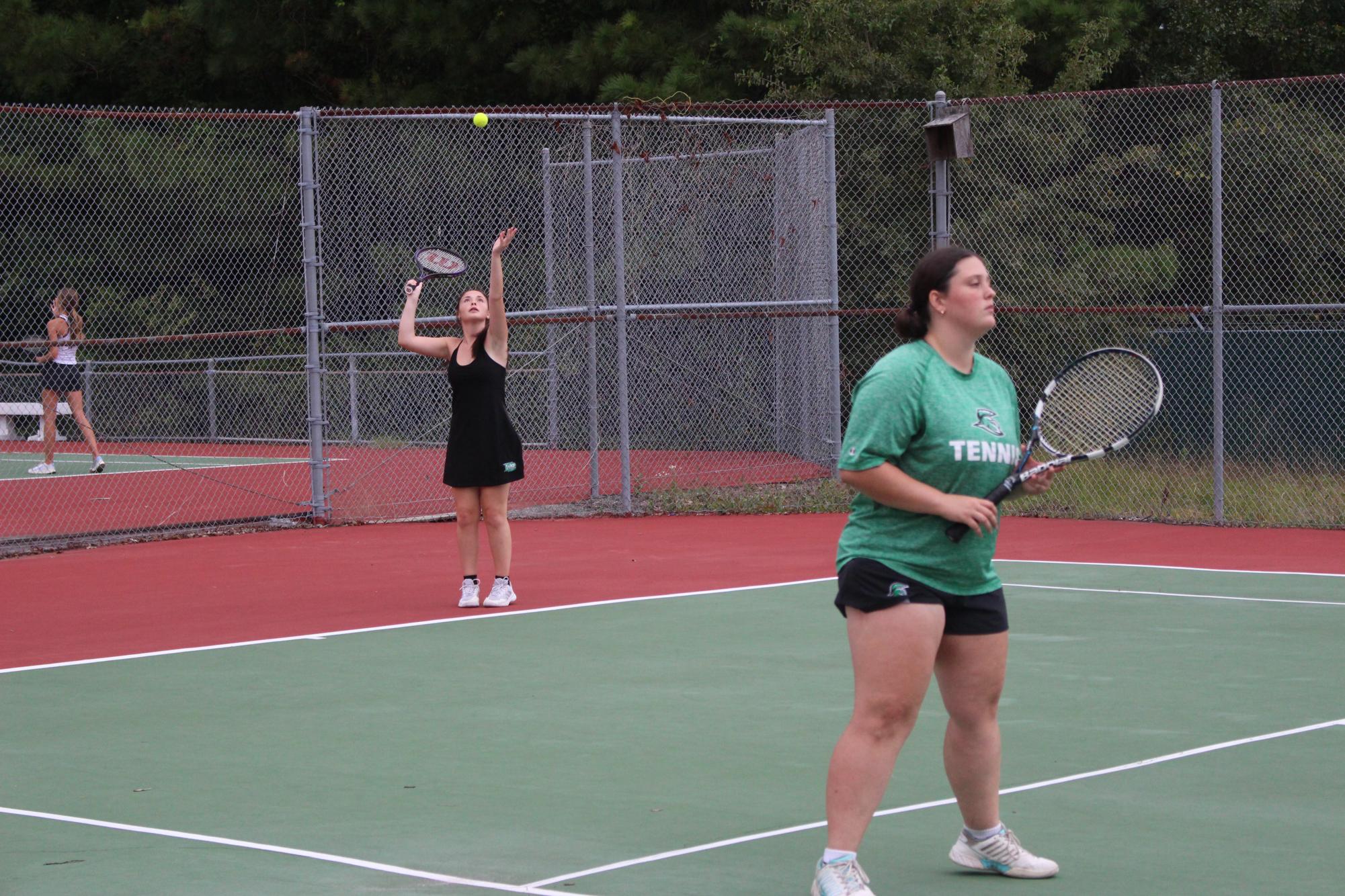 9/26 Women's Tennis Match Against Topsail