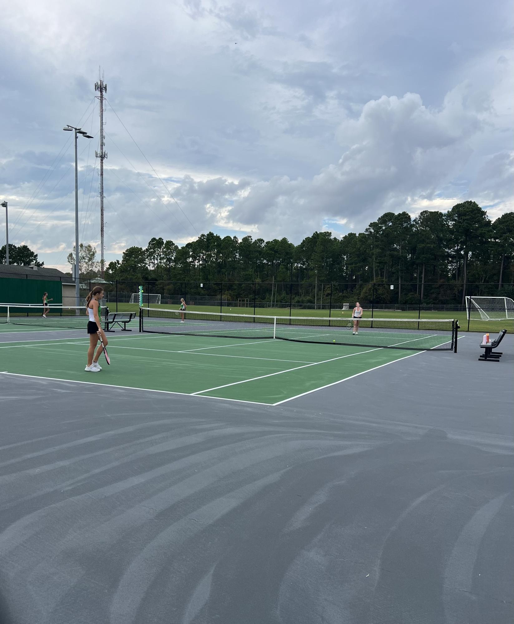 1/10 Women's Tennis Match Against Ashley