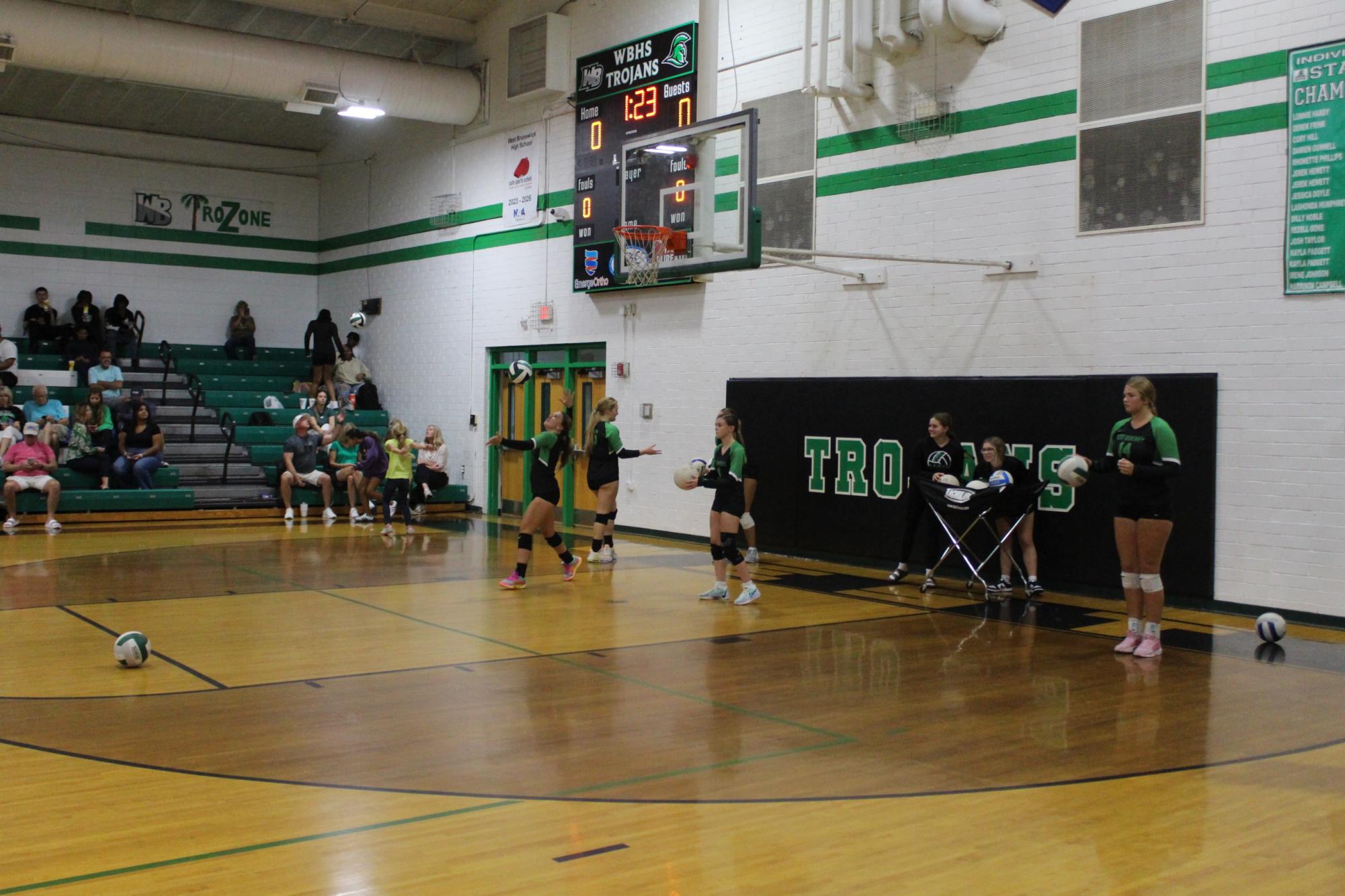 Varsity volleyball match 9/25