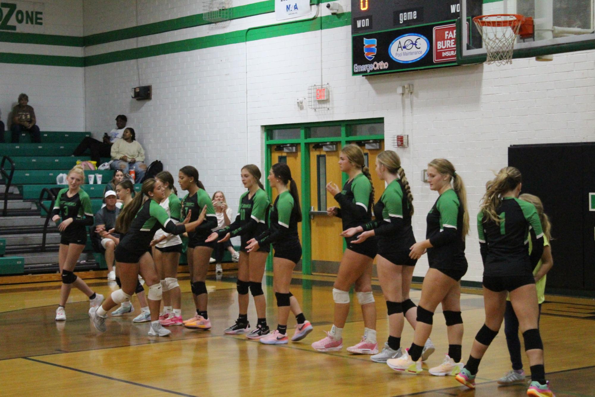 Varsity volleyball match 9/25