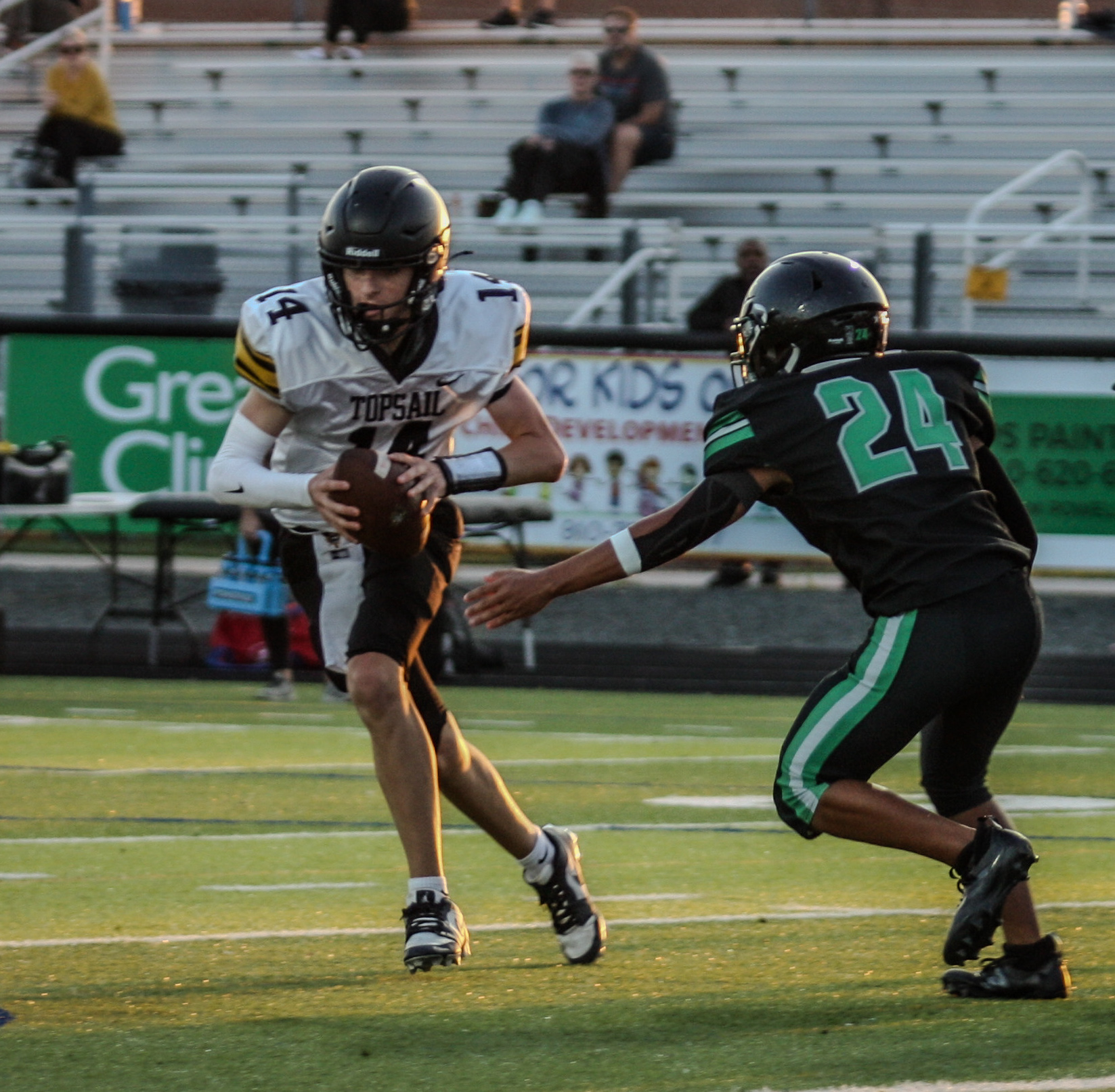 10/7 JV Football Game vs Topsail
