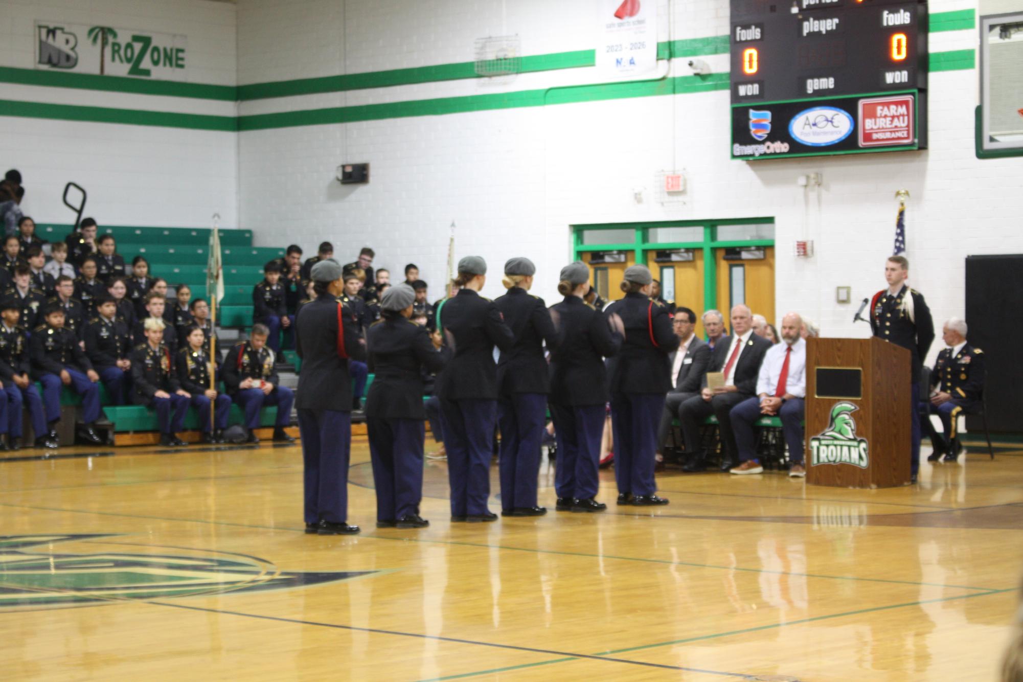 Veteran's Day Ceremony 11/8
