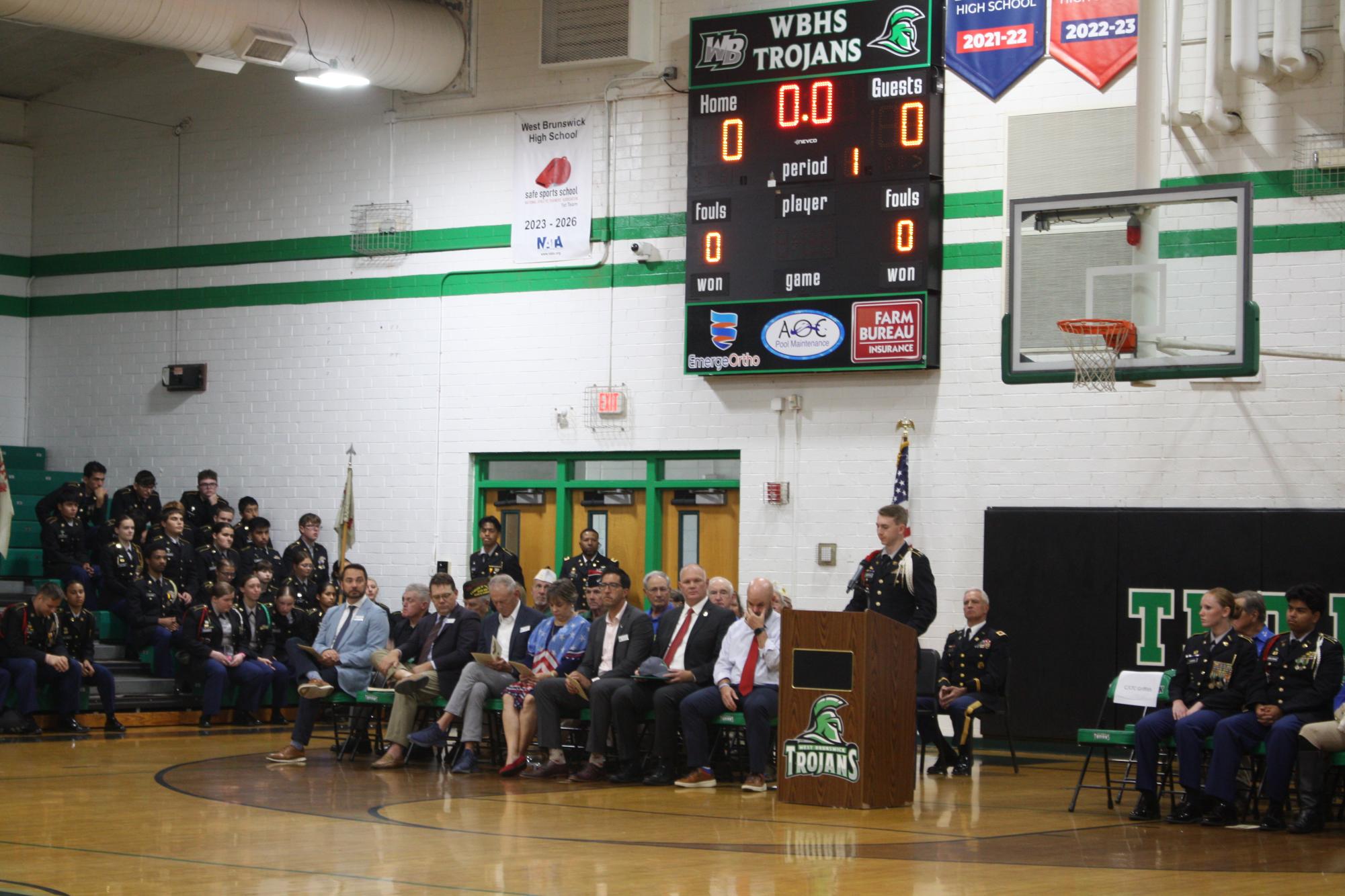 Veteran's Day Ceremony 11/8