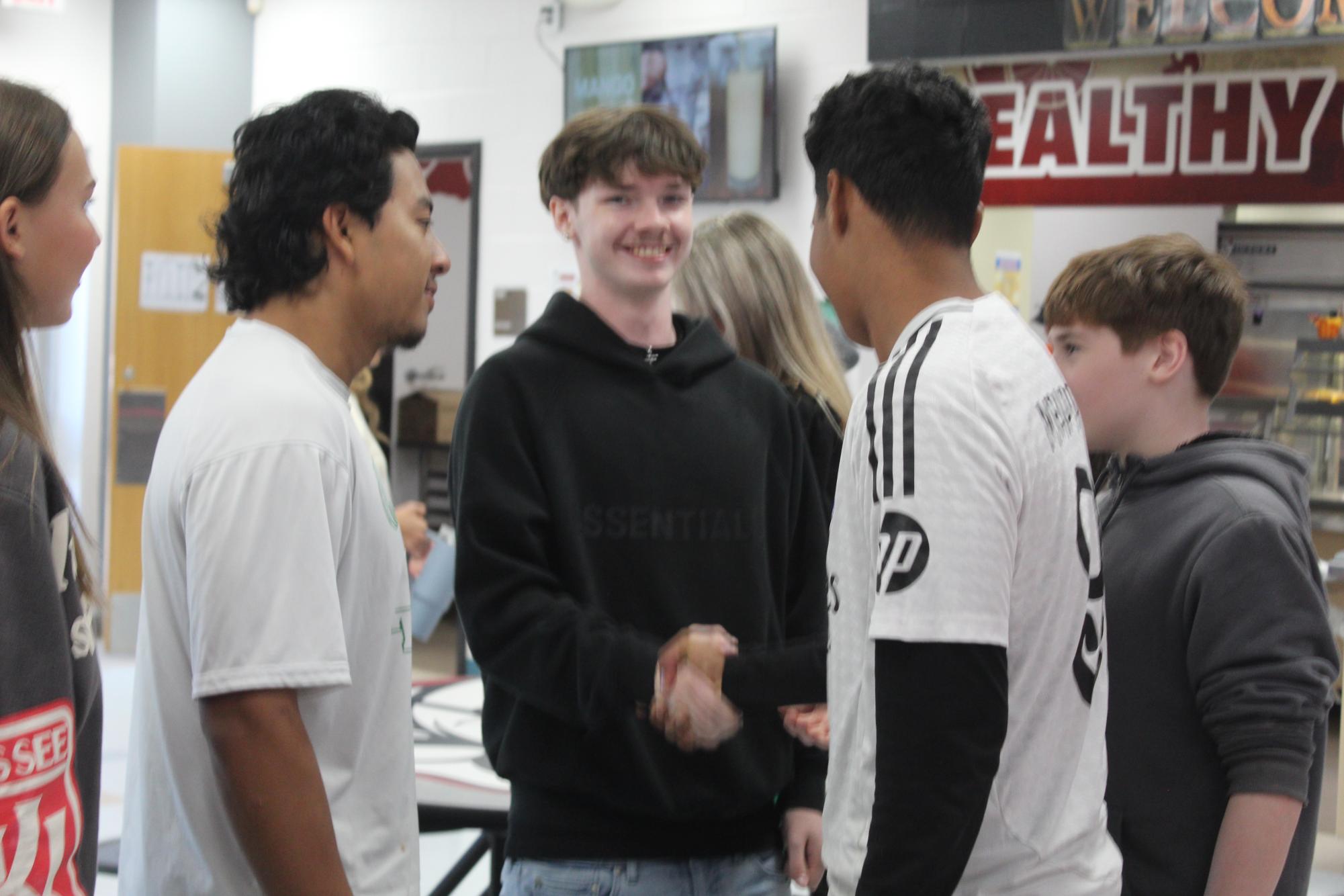 11/25 Leadership Visits Cedar Grove Middle School