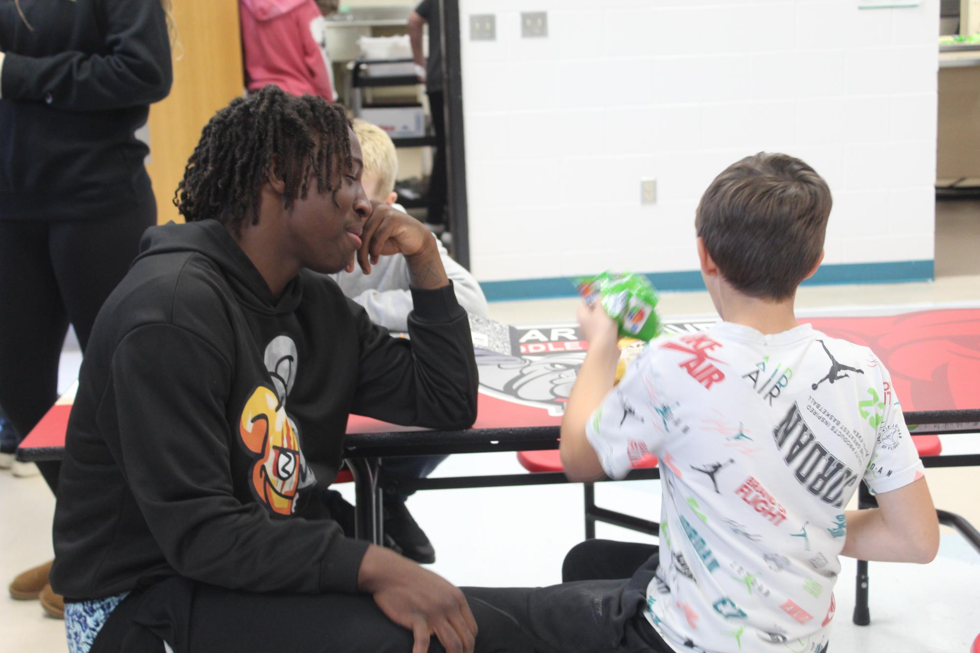 11/25 Leadership Visits Cedar Grove Middle School