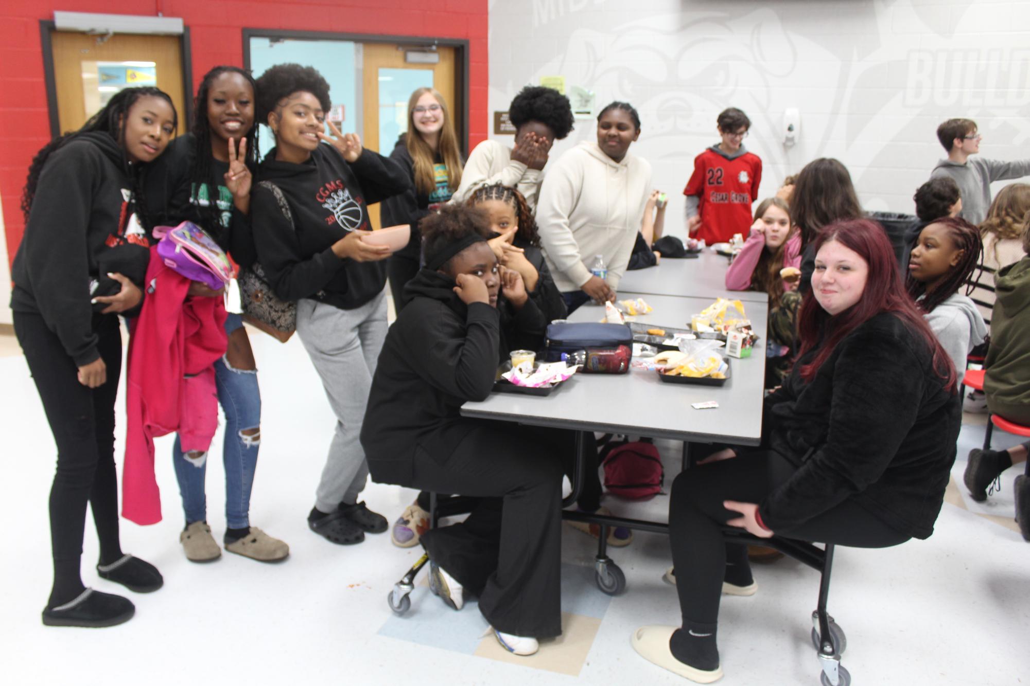 11/25 Leadership Visits Cedar Grove Middle School