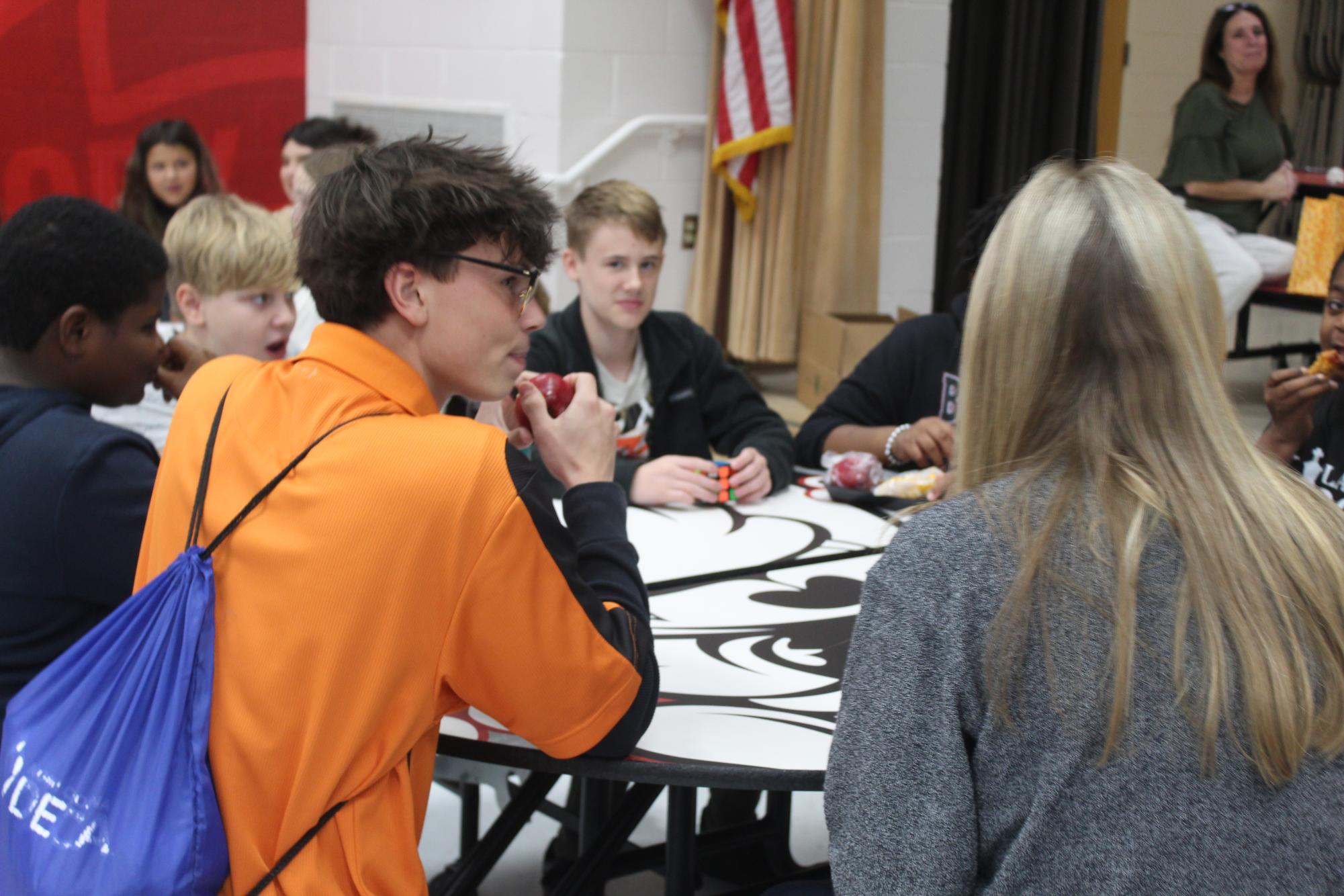 11/25 Leadership Visits Cedar Grove Middle School