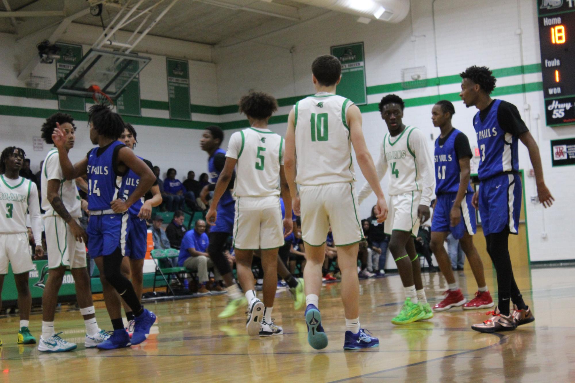 11/22 West vs St. Pauls Varsity Men Basketball