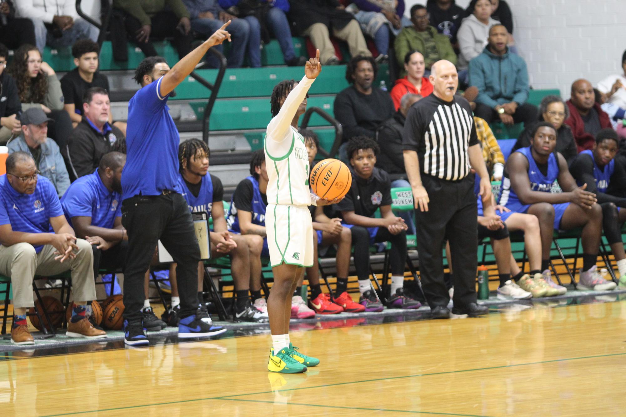 11/22 West vs St. Pauls Varsity Men Basketball