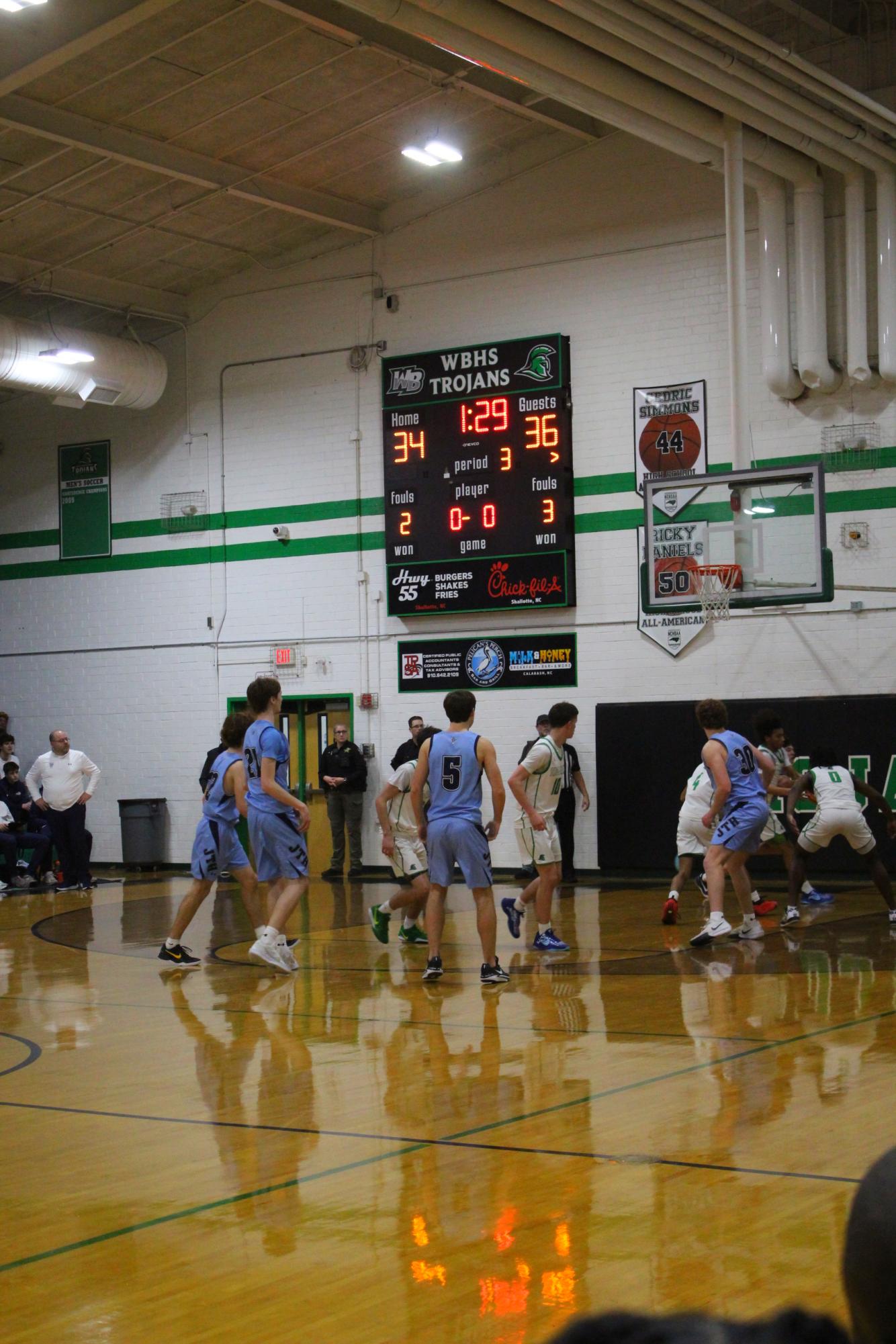 1/17 Hoggard Varsity Mens basketball