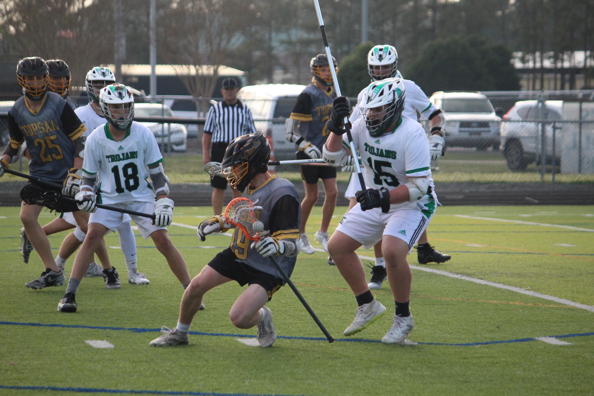 4/1 Varsity Men's Lacrosse West vs. Topsail