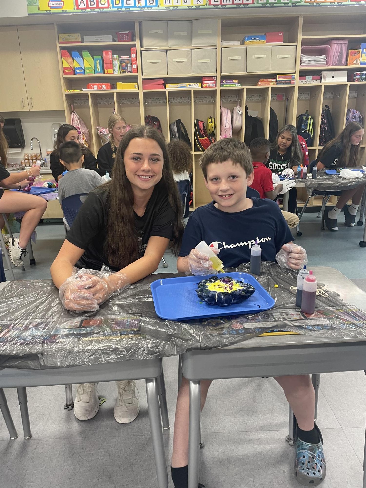 4/7 V Women's Soccer Team heads to Waccamaw Elementary