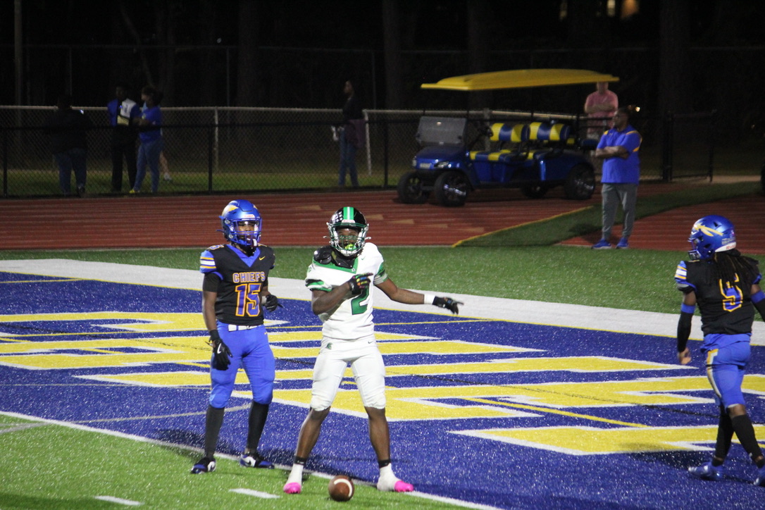 Trojans score a touchdown in the end of the third quarter.