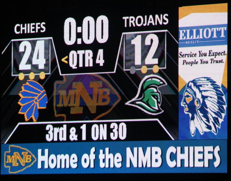 Final score 24-12.