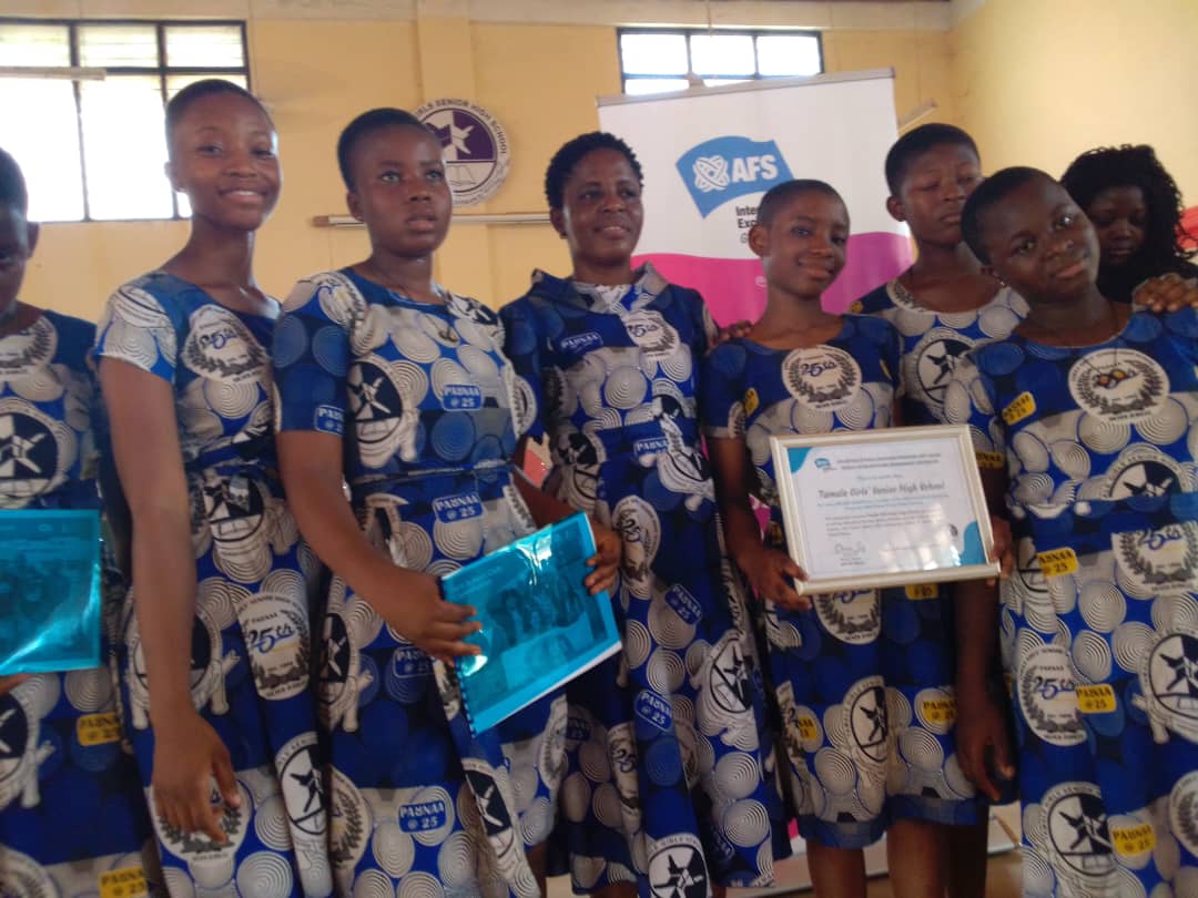 Official launch of American Field of study (AFS) in Tamale Girls Senior High. 