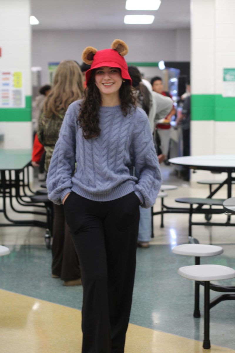 Senior Eden Meyer smiling for the camera. 