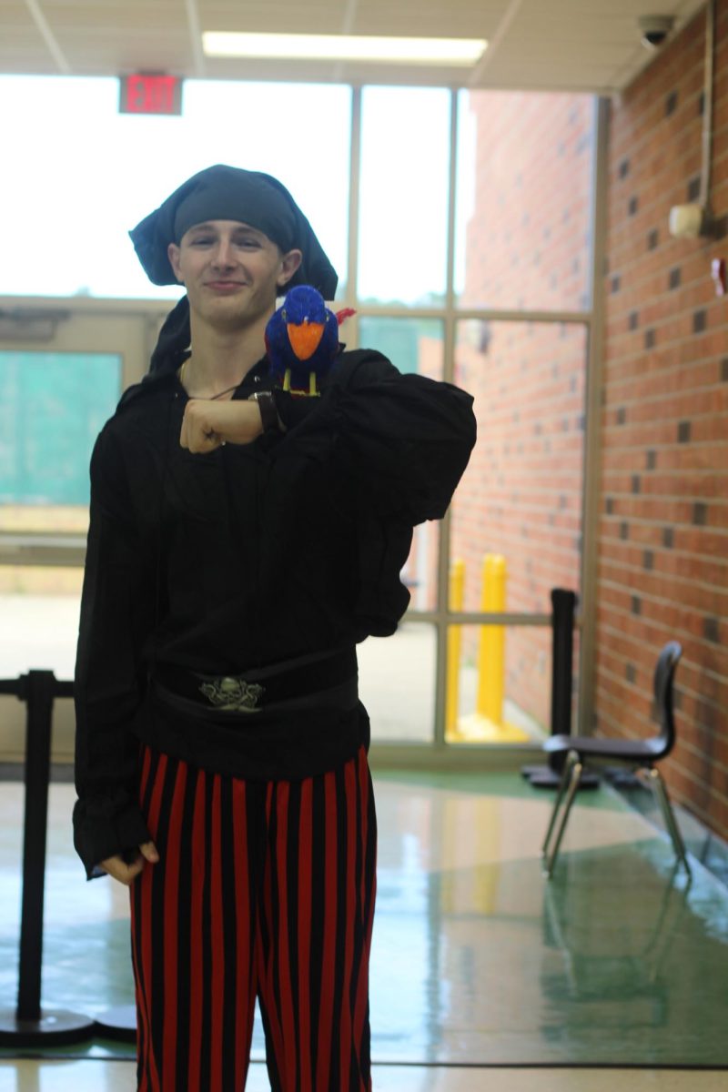 Junior Spencer Serra posing for the picture.