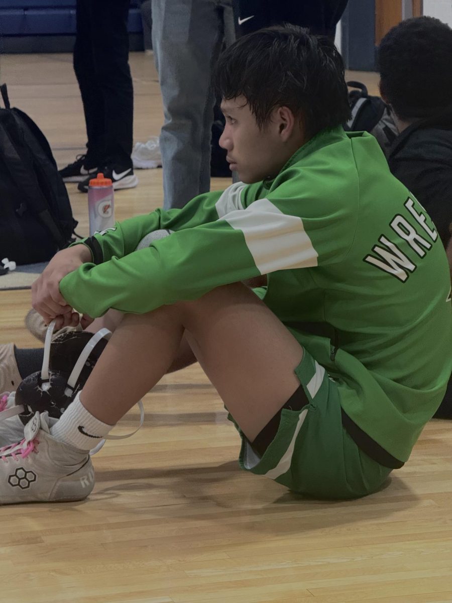 Junior Cris Bui after a tough loss.