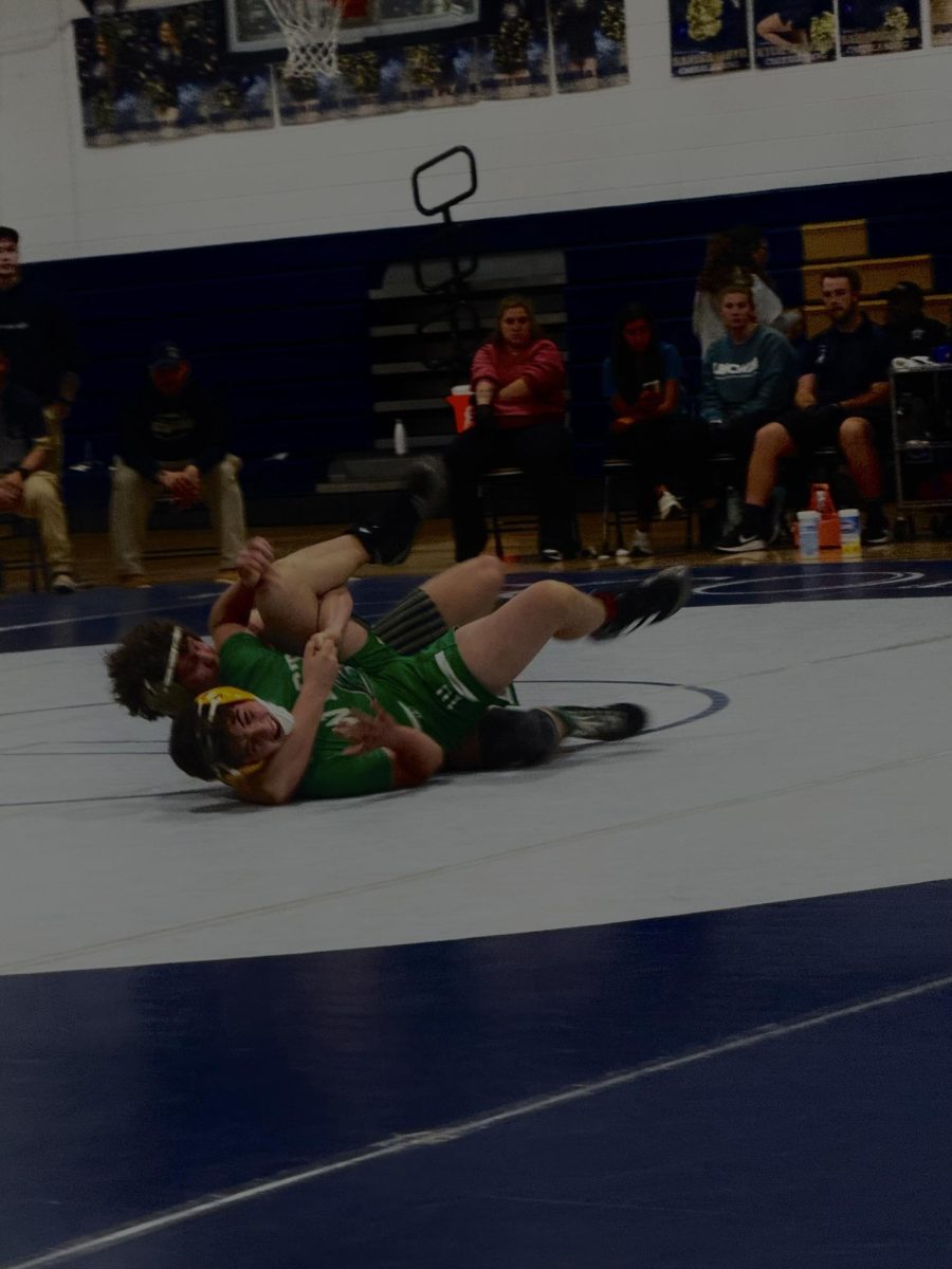 varsity player in a head to head match.