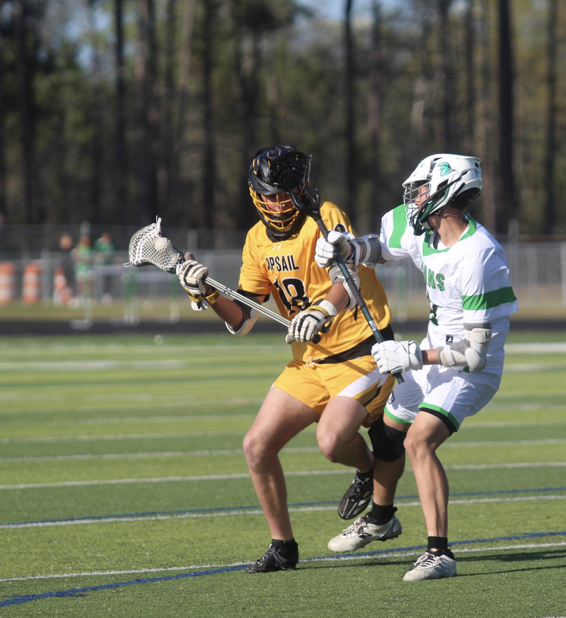 3/31 Men's Lacrosse: Topsail Defeats West Brunswick