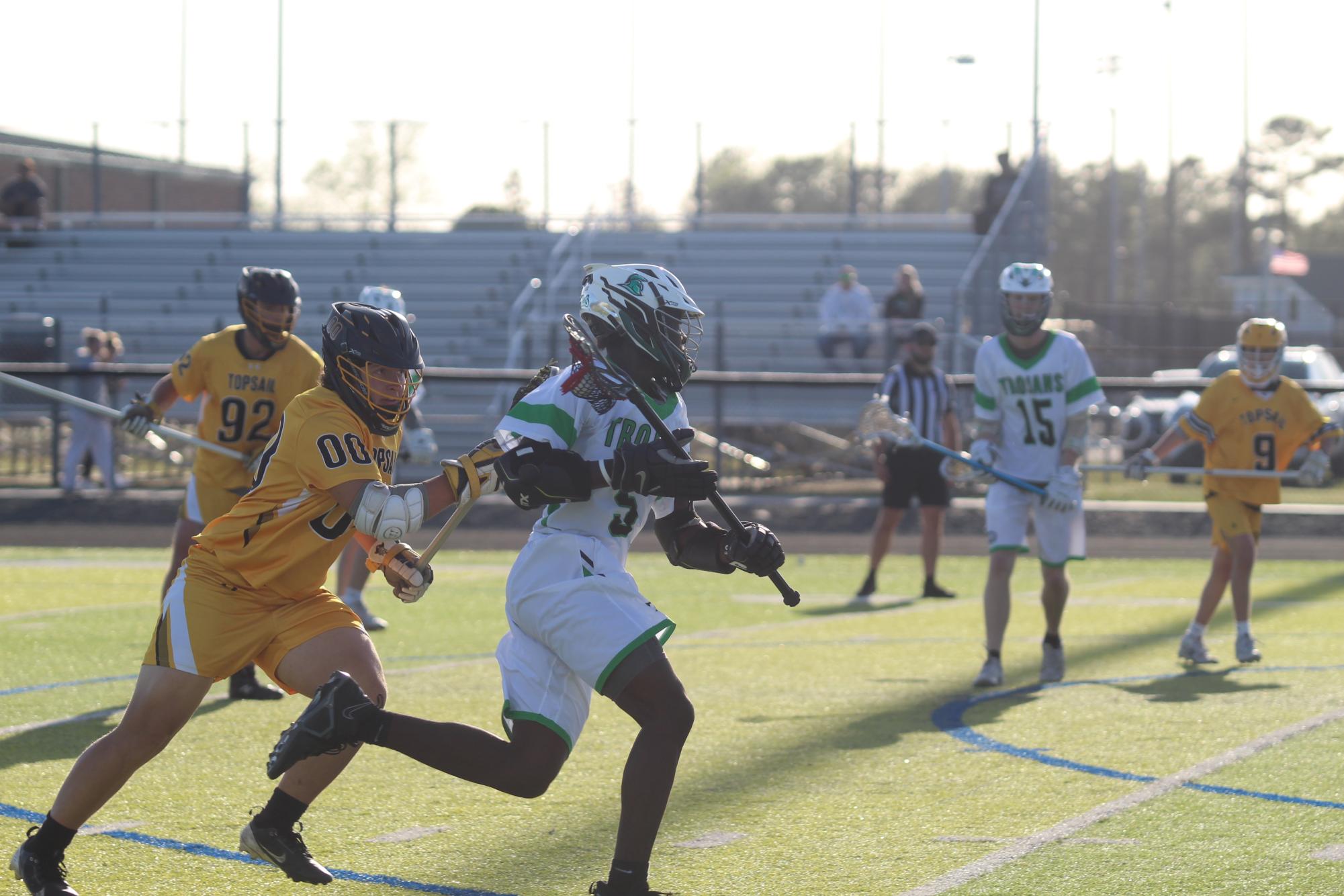 3/31 Men's Lacrosse: Topsail Defeats West Brunswick